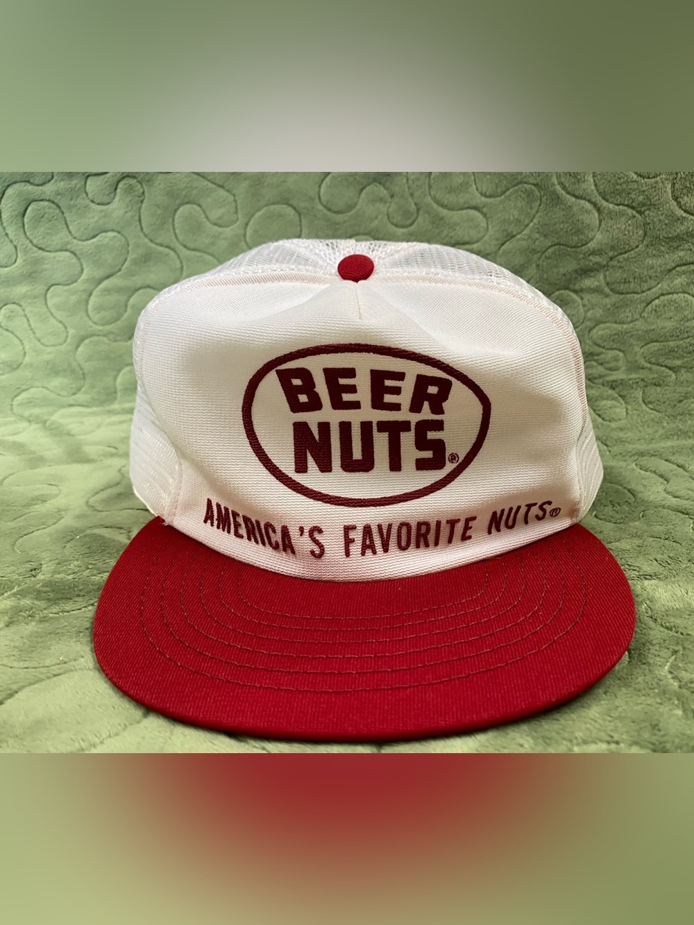 Vintage SnapBack Trucker Hat, Beer Nuts America’s Favorite Nuts, Read